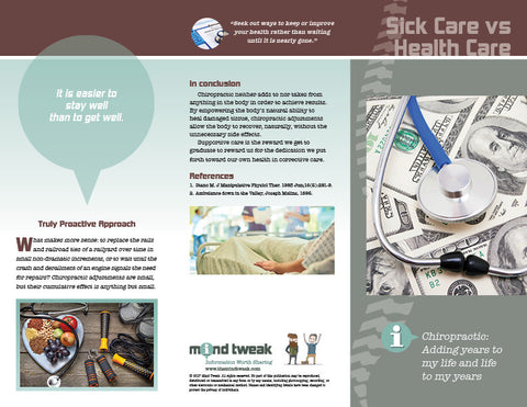 Sick Care vs. Health Care